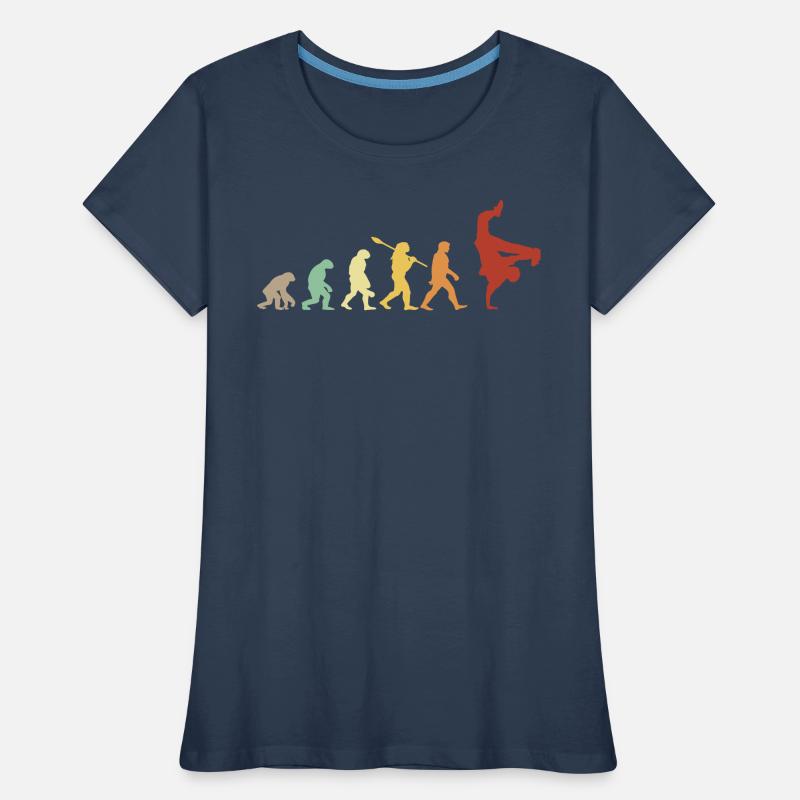 Evolution hip hop breakdance - hip hop gift idea Women's Premium Organic T-Shirt