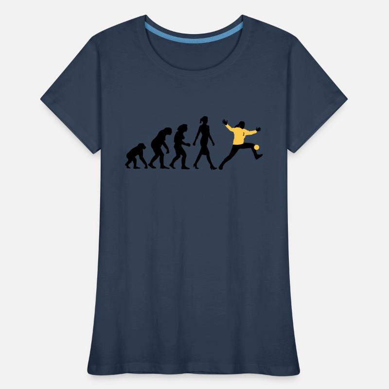 Evolution Handball Torhueterin Frauen Premium Bio T-Shirt