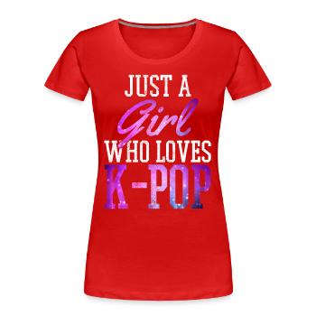 K-Pop-Fan Geschenk Koreanische Popmusik - Frauen Premium Bio T-Shirt - Navy - Vorne - Mia (176cm)