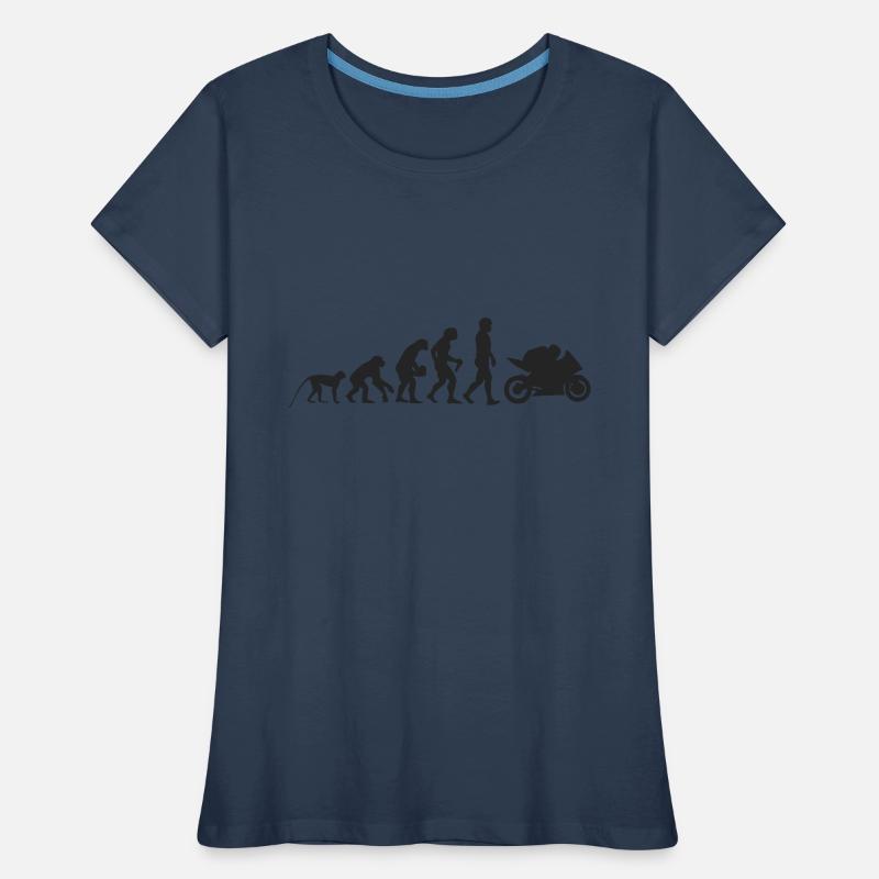 Evolution motorcycle Women's Premium Organic T-Shirt