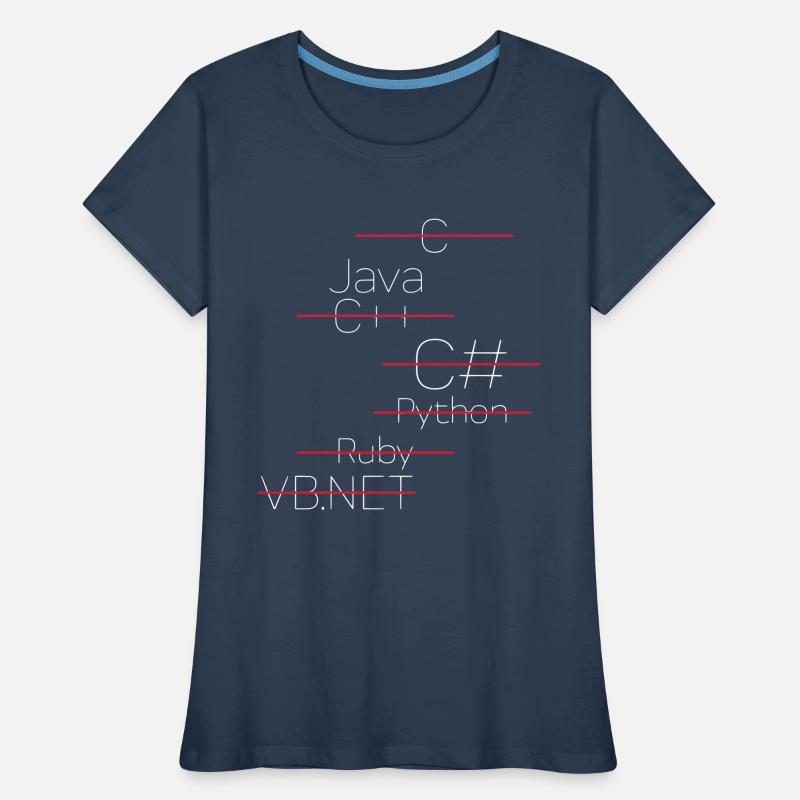 JAVA CODING / PROGRAMMING LANGUAGE Women's Premium Organic T-Shirt