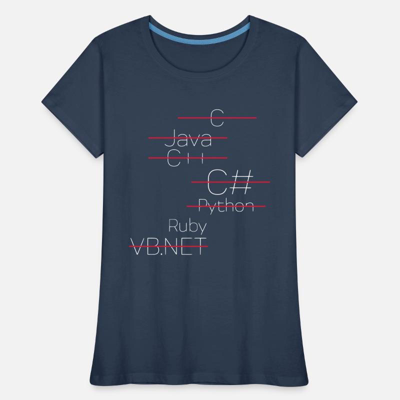 RUBY / RUBY ON RAILS Women's Premium Organic T-Shirt