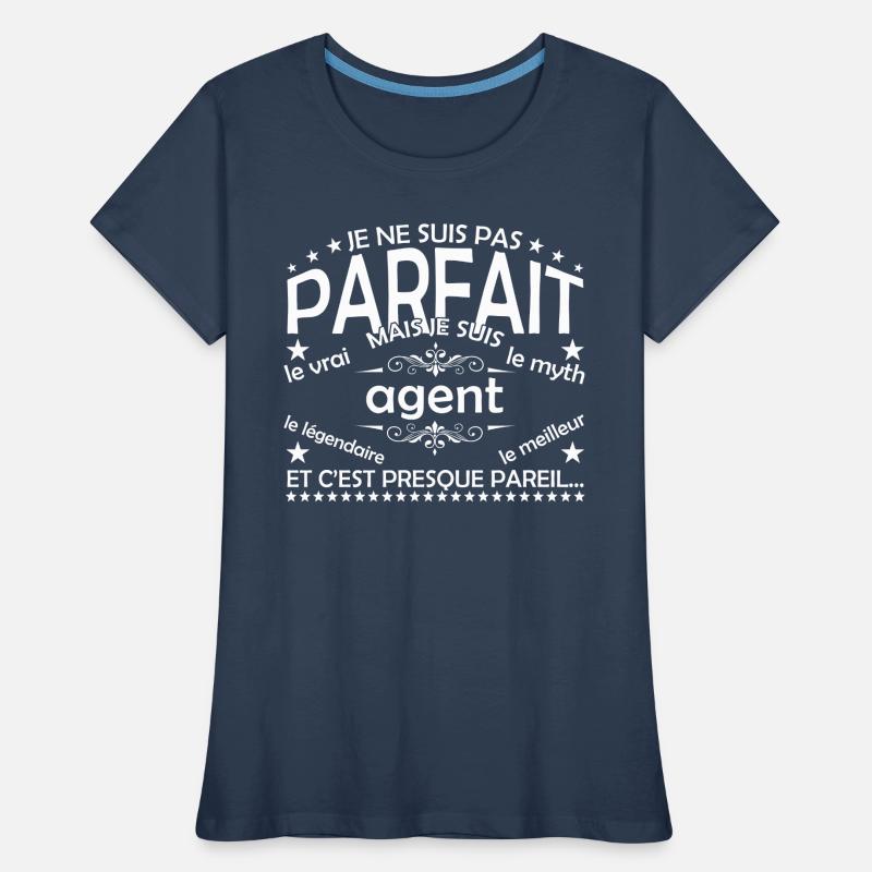 Agent, der einzige Agent, der echte Agent Frauen Premium Bio T-Shirt
