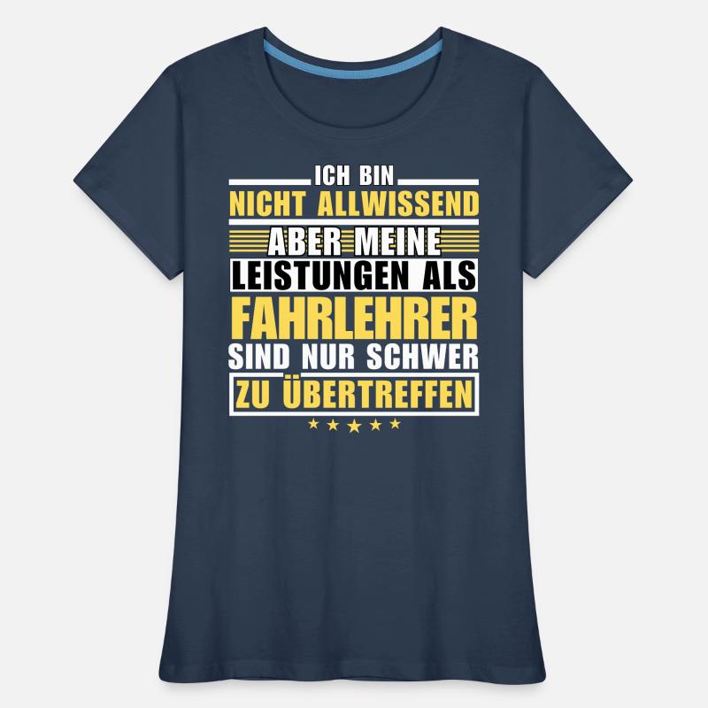 Unsurpassed performance as a driving instructor Women's Premium Organic T-Shirt