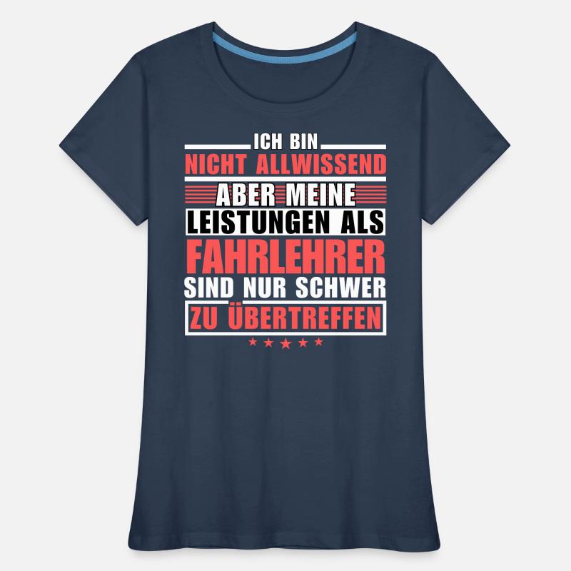 Unsurpassed performance as a driving instructor Women's Premium Organic T-Shirt