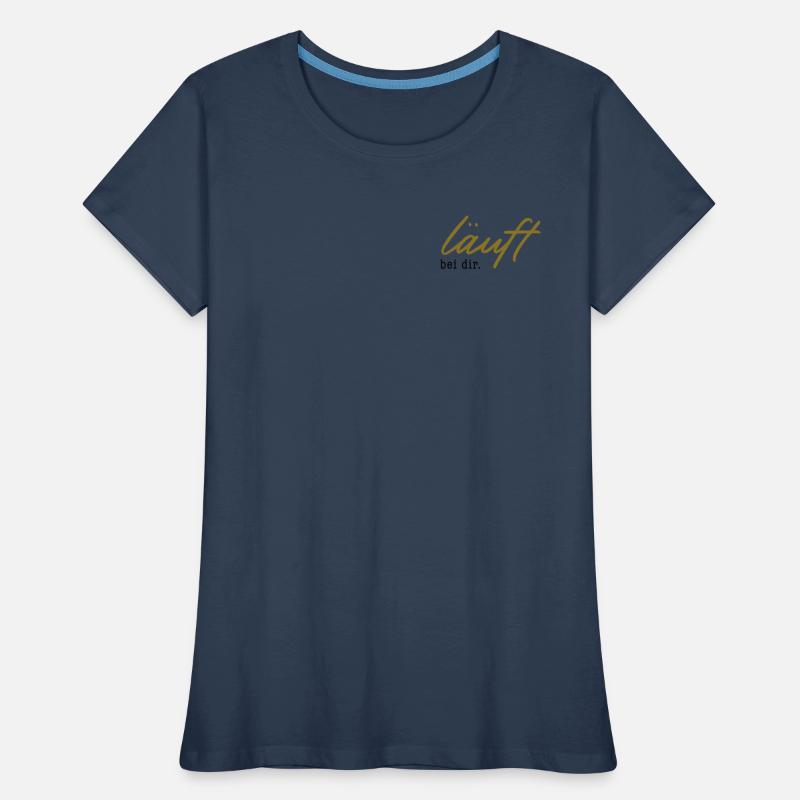 läuft bei dir. – 2 Farben Frauen Premium Bio T-Shirt