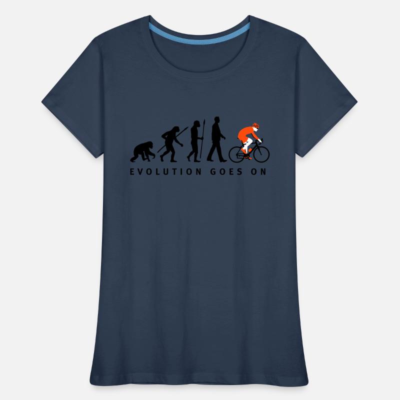 evolution_radfahrer_052012_d_3c T-shirt bio Premium Femme