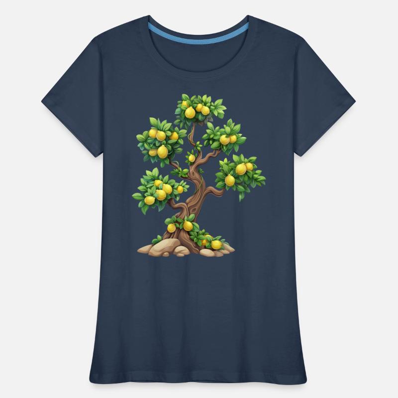 Lemon Tree, Natural Idyll, Refreshment Women's Premium Organic T-Shirt
