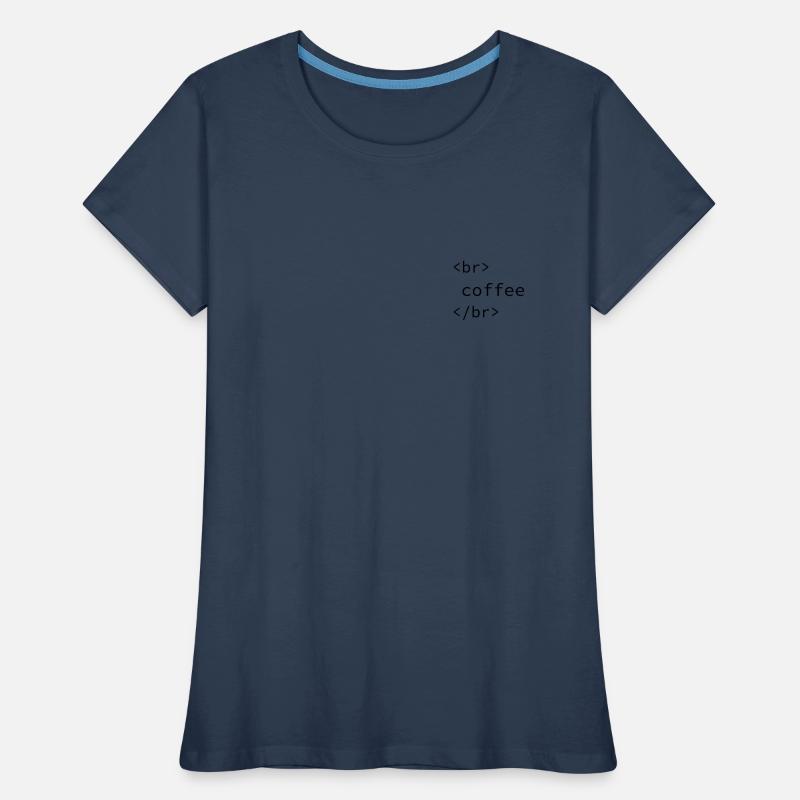 Coffee Break by Developer Women's Premium Organic T-Shirt