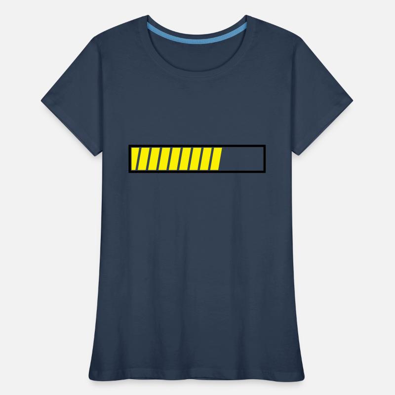 Ladebalken Loading Bar dauer zeit wird geladen Uni Frauen Premium Bio T-Shirt