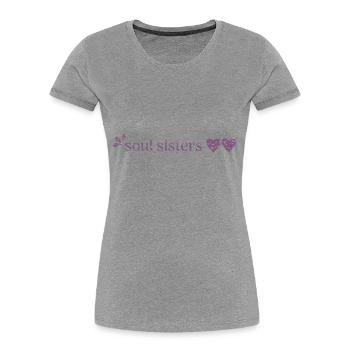 Friends - Soul Sisters - Women's Premium Organic T-Shirt - navy - Front - Mia (176cm)