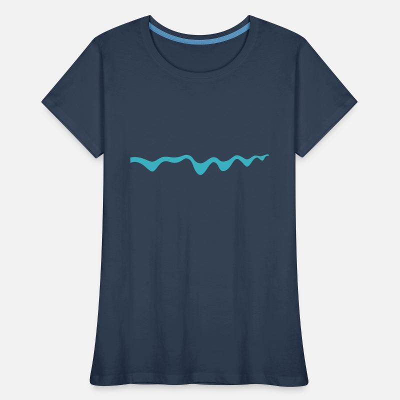 MUSCHi DIVERS 2017 Facelift Wave Frauen Premium Bio T-Shirt