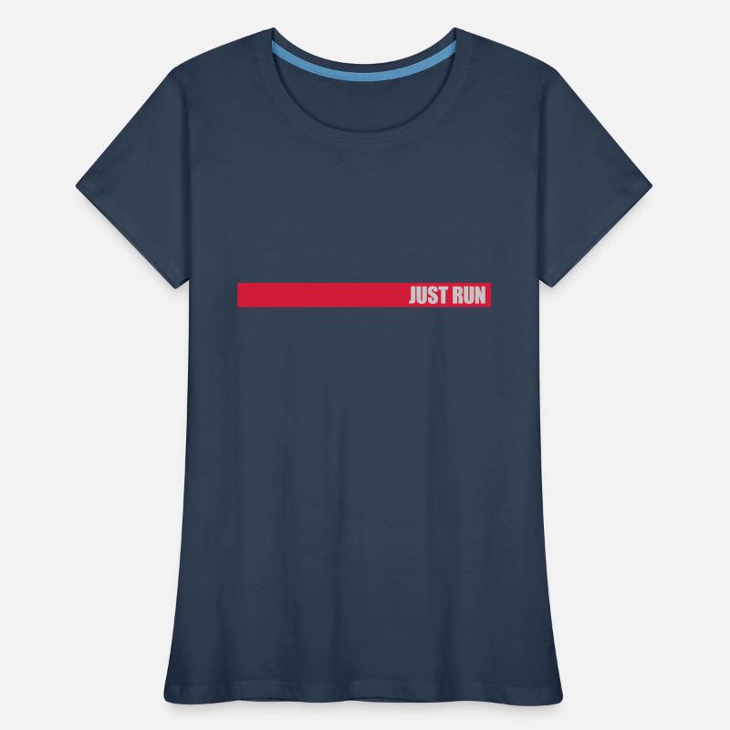 Concevez simplement run Stripes T-shirt bio Premium Femme