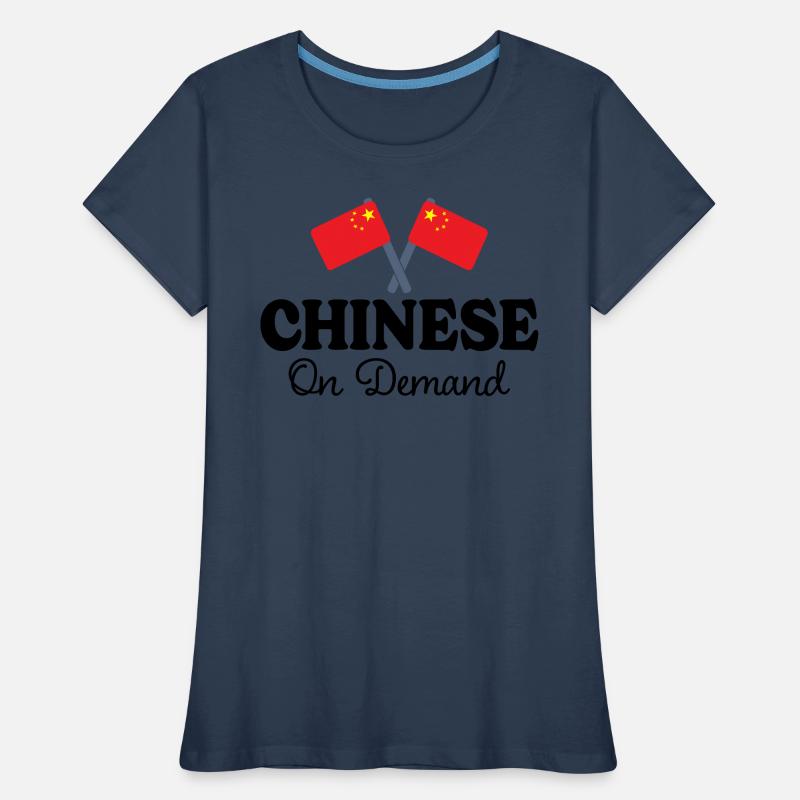 Chinois Sur Demande Interprète Chinois T-shirt bio Premium Femme