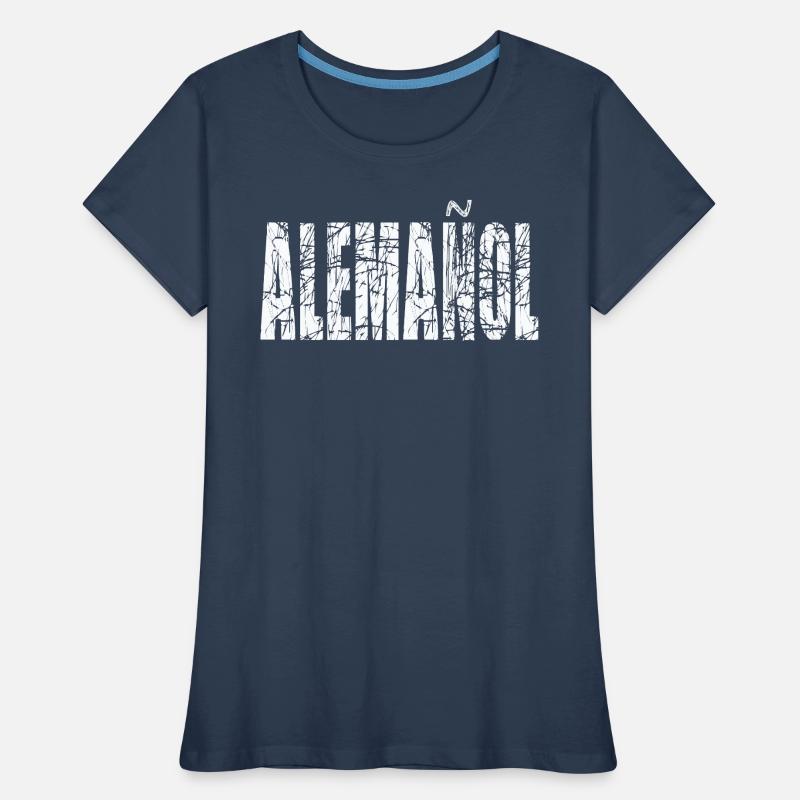 Deutsch-Spanier Spanisch deutsch-spanisch Geschenk Frauen Premium Bio T-Shirt