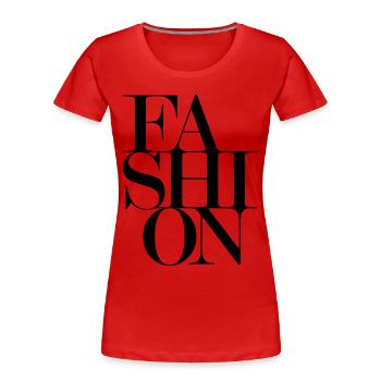 FASHION design - Women's Premium Organic T-Shirt - navy - Front - Mia (176cm)