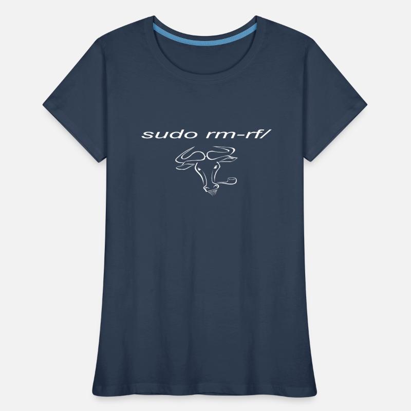 Linux Sudo mit Linux-Gnu Frauen Premium Bio T-Shirt