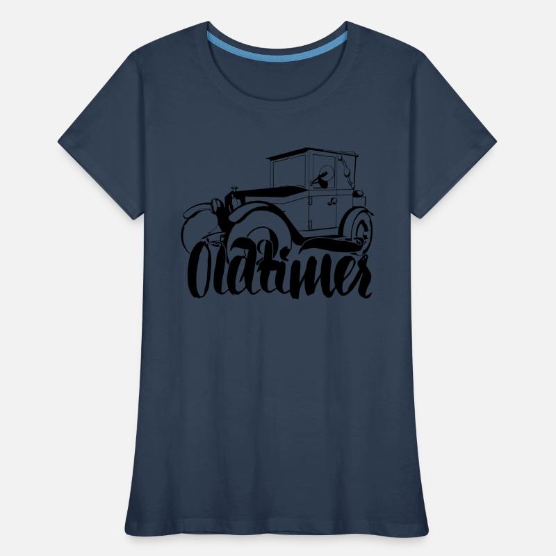 Oldtimer Frauen Premium Bio T-Shirt