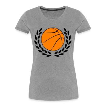 Basketball - Women's Premium Organic T-Shirt -  - Front - Mia (176cm)