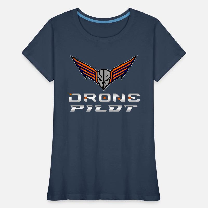 Drone Drones Drone Flight Drone Pilot T-shirt bio Premium Femme