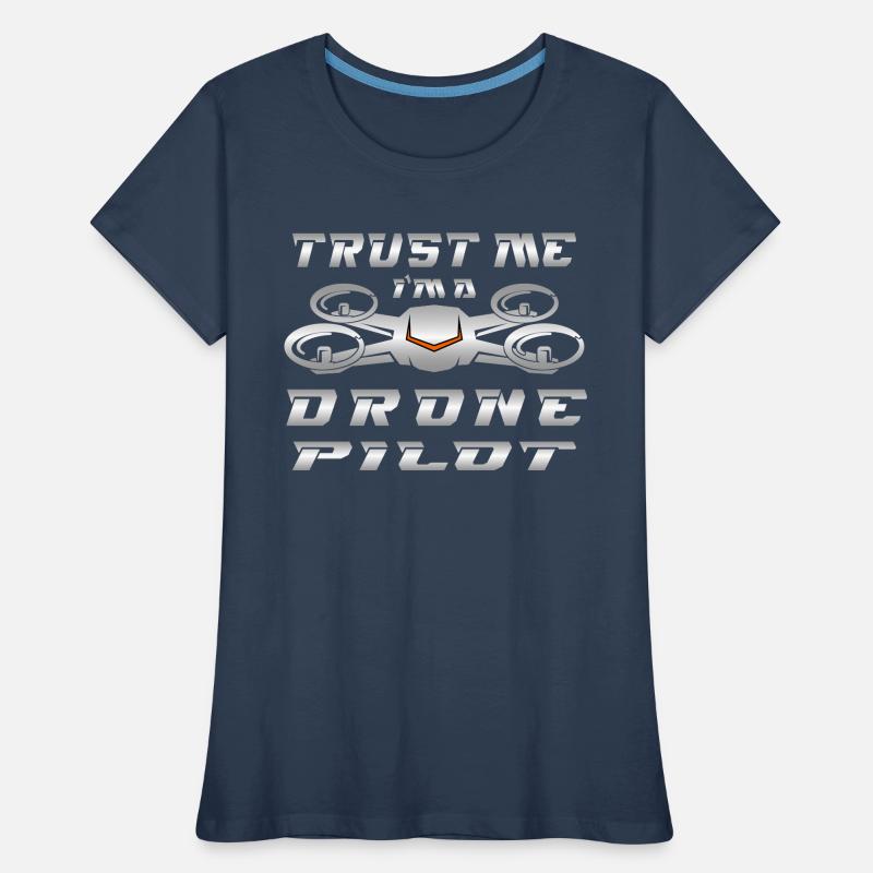 Drone Drones Drone Flight Drone Pilot Women's Premium Organic T-Shirt