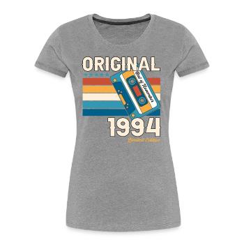 29. Geburtstag Kassette November Jahrgang 1994 - Frauen Premium Bio T-Shirt - Navy - Vorne - Mia (176cm)