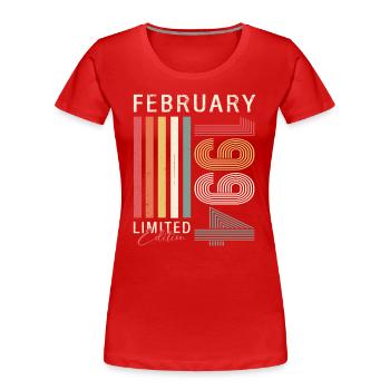 30. Geburtstag Original Februar Jahrgang 1994 - Frauen Premium Bio T-Shirt -  - Vorne - Mia (176cm)