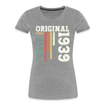 Legend June 1939 Born 1939 Birthday 1939 - Women's Premium Organic T-Shirt - navy - Front - Mia (176cm)