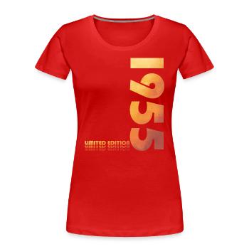 70. Geburtstag Legendär Juni 1955 Jahrgang 1955 - Frauen Premium Bio T-Shirt - Navy - Vorne - Mia (176cm)