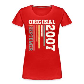 17th Birthday Legend September 2007 Volume 07 - Women's Premium Organic T-Shirt -  - Front - Mia (176cm)