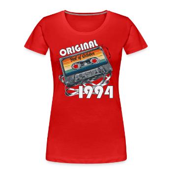 30th Birthday Legend October 1994 Volume 94 - Women's Premium Organic T-Shirt - navy - Front - Mia (176cm)