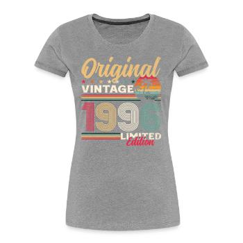 29th Birthday Original Vintage 1996 - Women's Premium Organic T-Shirt - navy - Front - Mia (176cm)