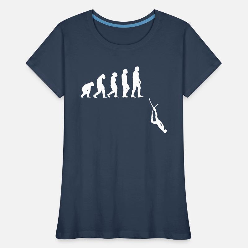 Évolution de l'apnée plongée T-shirt bio Premium Femme