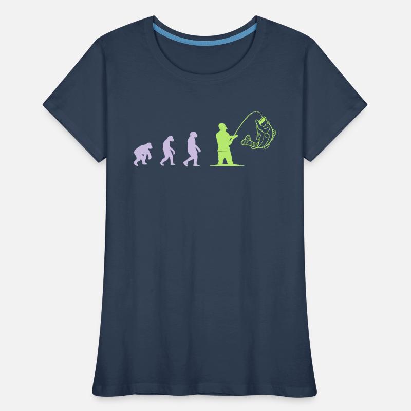 Evolution Pêche T-shirt bio Premium Femme