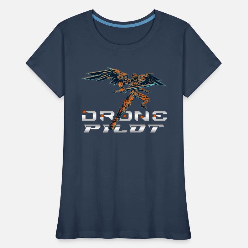 Drone Drones Drone Flight Drone Pilot T-shirt bio Premium Femme