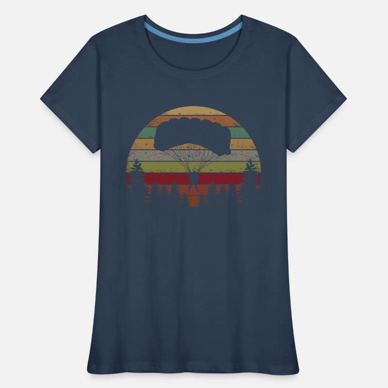 Skydive Evolution: Skydiver Design Women's Premium Organic T-Shirt