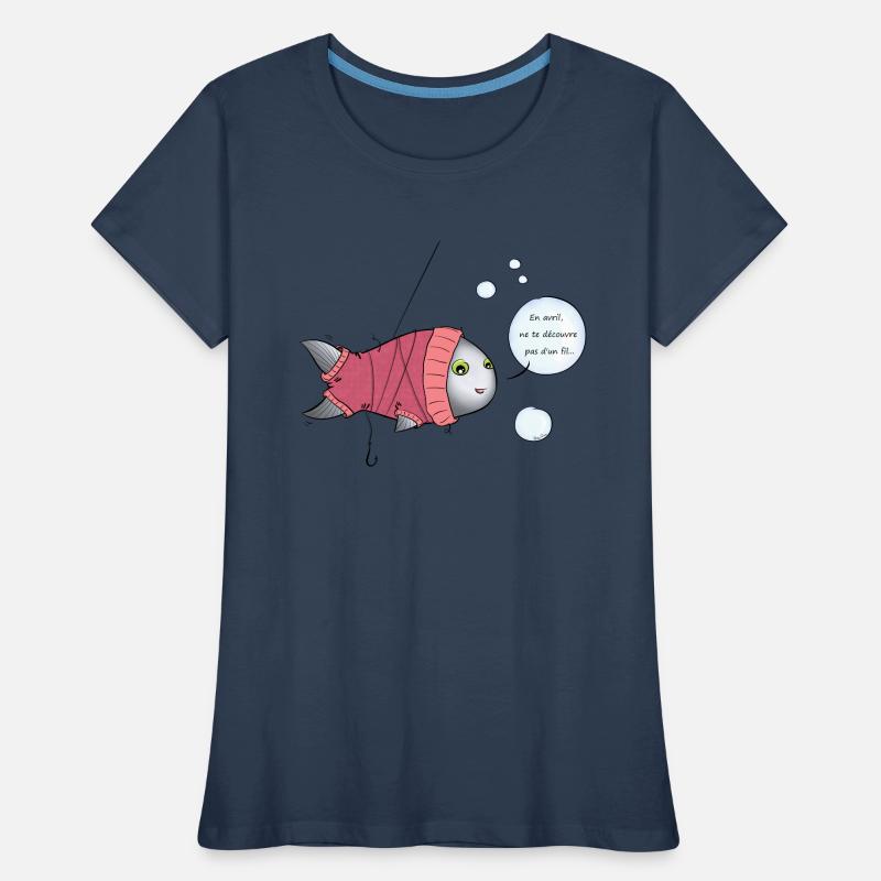 Rollkragenpullover Aprilscherz Frauen Premium Bio T-Shirt