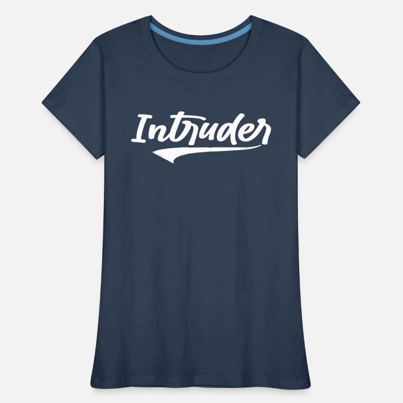 intruder hacker eindringling clan sticker computer Frauen Premium Bio T-Shirt