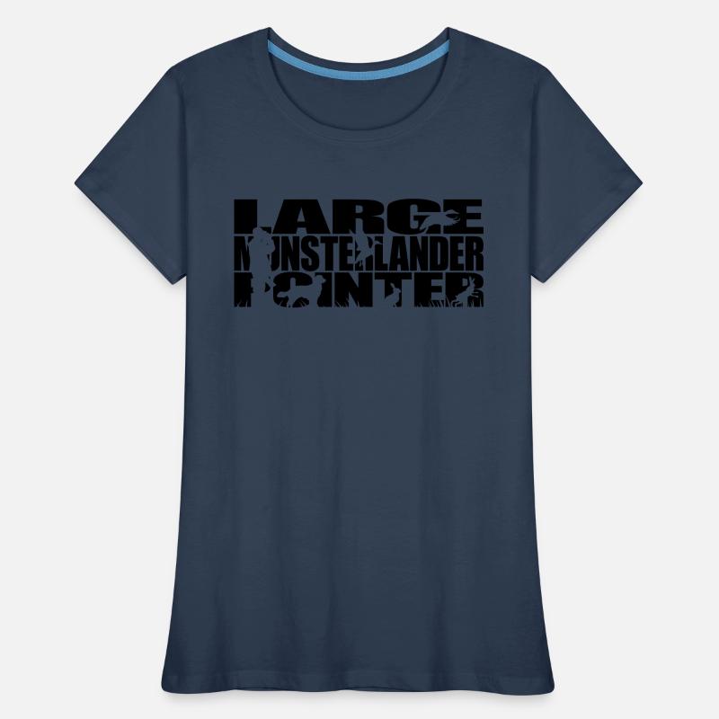 LARGE MUNSTERLANDER POINTER Jagdhunde Wilsigns Frauen Premium Bio T-Shirt