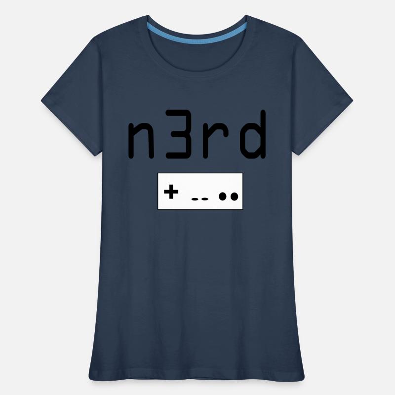 Nerd T-shirt bio Premium Femme