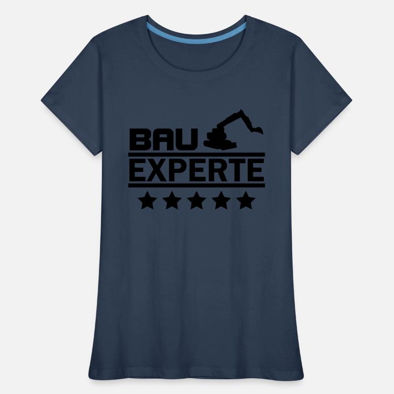 bau experte Frauen Premium Bio T-Shirt