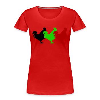 Robinet - T-shirt bio Premium Femme - bleu marine - Devant - Mia (176cm)