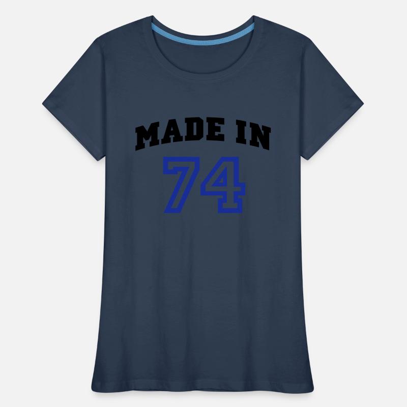 mp_madein74b Frauen Premium Bio T-Shirt