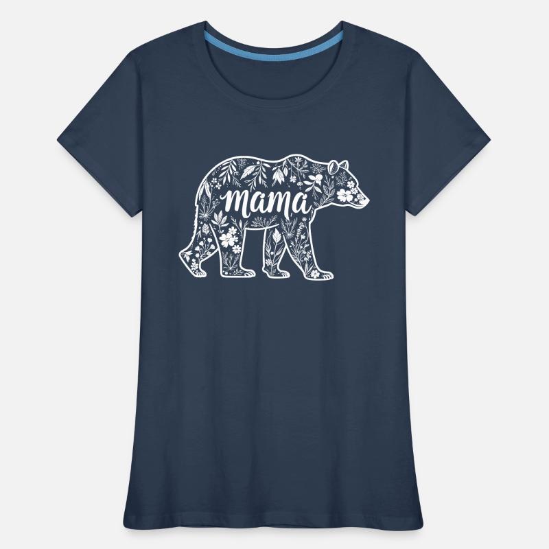 Mama Bär - Mama Bär Frauen Premium Bio T-Shirt