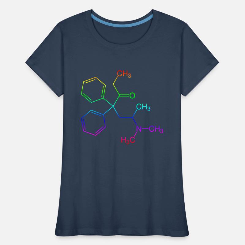 Methadone structural formula Women's Premium Organic T-Shirt