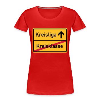 ortsschild_kreisklasse_f3 - Frauen Premium Bio T-Shirt - Navy - Vorne - Mia (176cm)