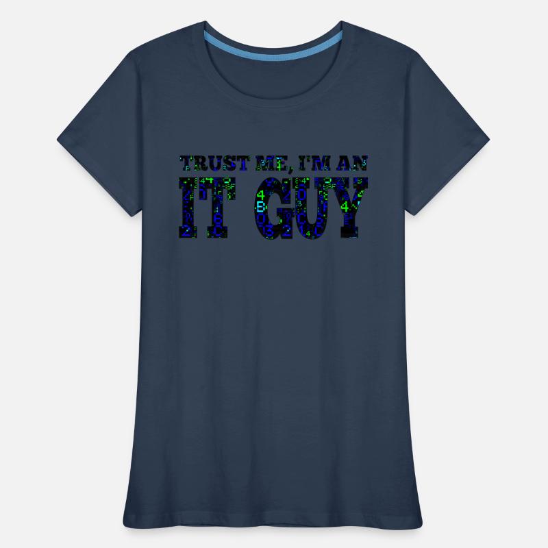 IT guy support geek computer computer geek technician Women's Premium Organic T-Shirt