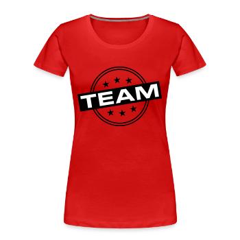 Team - Women's Premium Organic T-Shirt -  - Front - Mia (176cm)