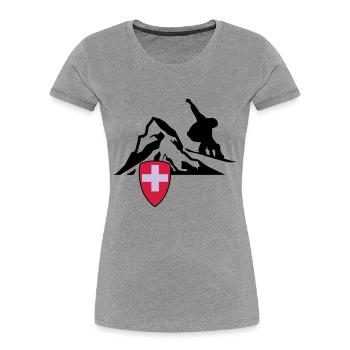 matterhorn zermatt Switzerland - Women's Premium Organic T-Shirt - navy - Front - Mia (176cm)