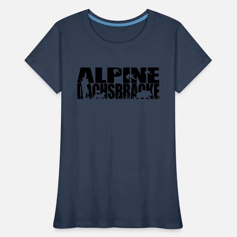 ALPINE DACHSBRACKE Jagdhunde Jagdhund Wilsigns Frauen Premium Bio T-Shirt